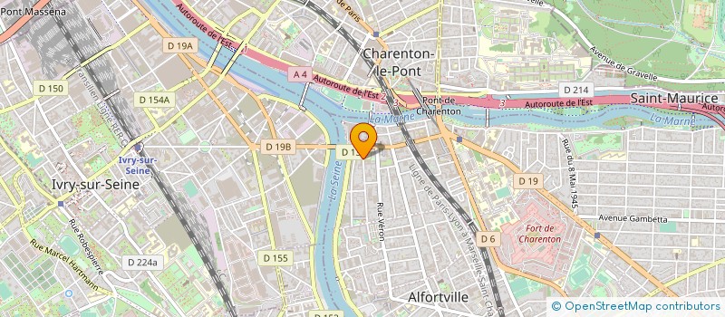 localisation de l'entreprise MADAME NATHALIE JUDITH à ALFORTVILLE