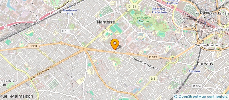 localisation de l'entreprise MADAME NATHALIE JUILLET à NANTERRE