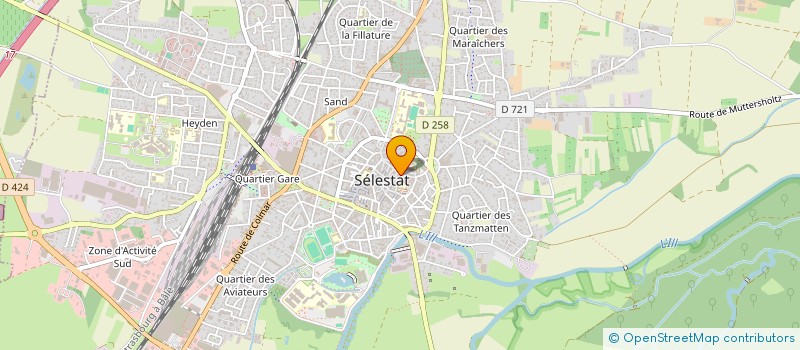 localisation de l'entreprise MADAME NATHALIE JULIEN  SELESTAT