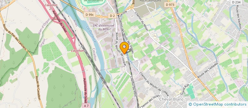 localisation de l'entreprise MADAME NATHALIE JULIENNE  CAVAILLON