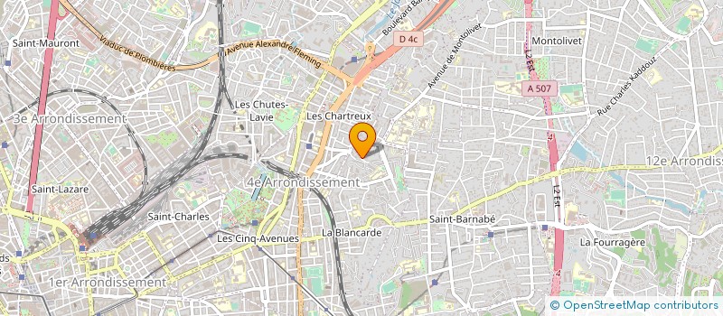 localisation de l'entreprise MADAME NATHALIE JULLIEN à MARSEILLE