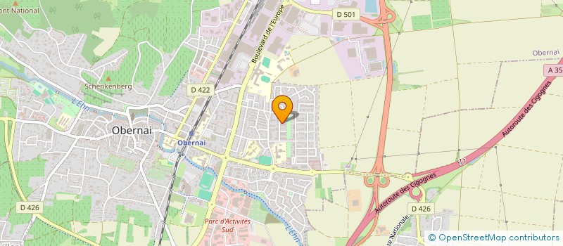 localisation de l'entreprise MADAME NATHALIE JUNG  OBERNAI