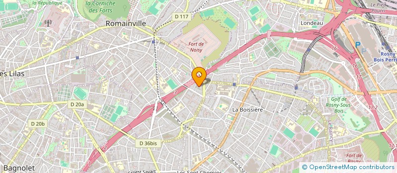 localisation de l'entreprise MADAME NATHALIE JUNIER à ROMAINVILLE
