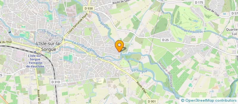 localisation de l'entreprise MADAME NATHALIE KACZMAREK  L'ISLE-SUR-LA-SORGUE