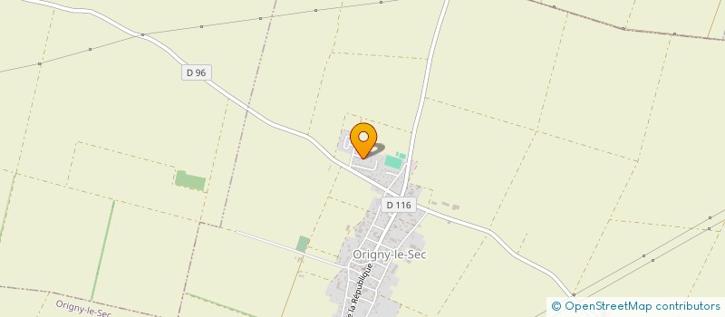 localisation de l'entreprise MADAME NATHALIE KAPUSTA  ORIGNY-LE-SEC