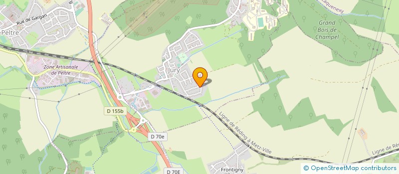 localisation de l'entreprise MADAME NATHALIE KARADJOFF  JURY