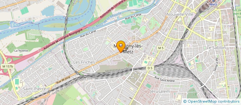 localisation de l'entreprise MADAME NATHALIE KARCESKI  MONTIGNY-LES-METZ