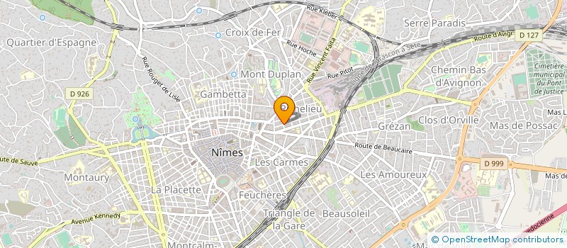 localisation de l'entreprise MADAME NATHALIE KARNEZIS  NIMES