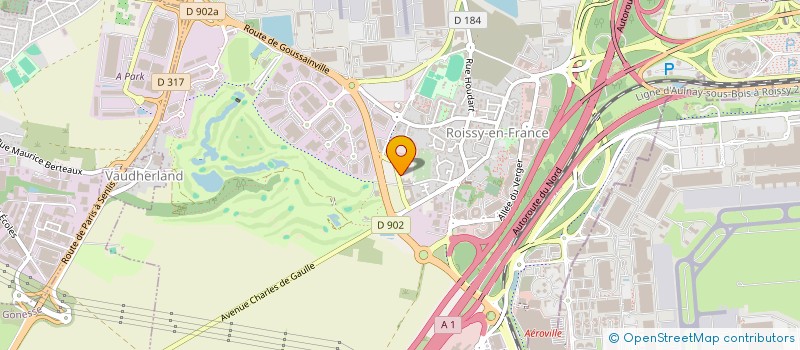 localisation de l'entreprise MADAME NATHALIE KASIANOW  ROISSY-EN-FRANCE