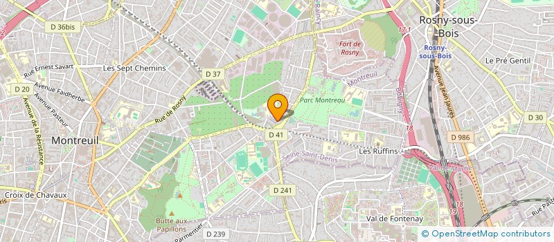 localisation de l'entreprise MADAME NATHALIE KASSA à MONTREUIL