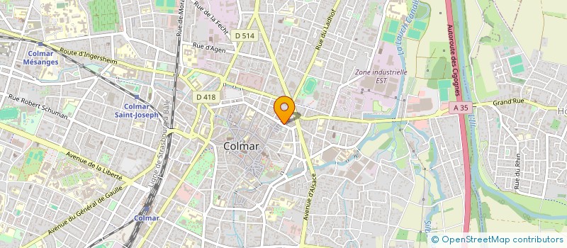 localisation de l'entreprise MADAME NATHALIE KECK  COLMAR