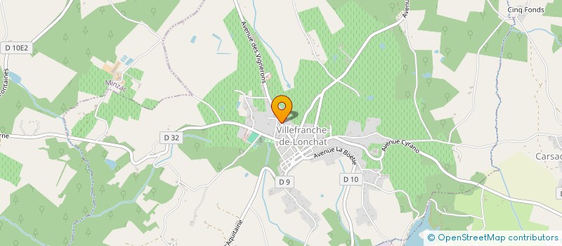 localisation de l'entreprise MADAME NATHALIE KEITA  VILLEFRANCHE-DE-LONCHAT