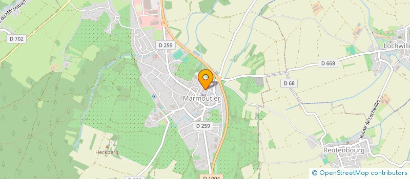 localisation de l'entreprise MADAME NATHALIE KEMPF  REUTENBOURG