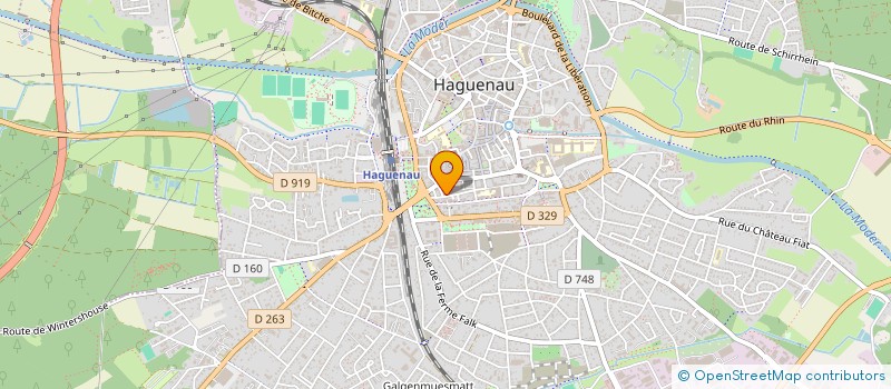 localisation de l'entreprise MADAME NATHALIE KITTEL à HAGUENAU