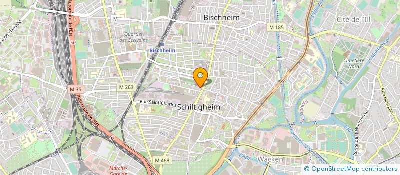 localisation de l'entreprise MADAME NATHALIE KLEIN  SCHILTIGHEIM