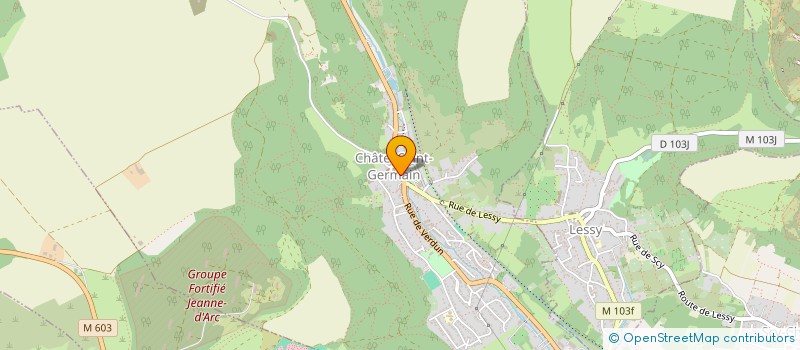 localisation de l'entreprise MADAME NATHALIE KOCH  CHATEL-SAINT-GERMAIN