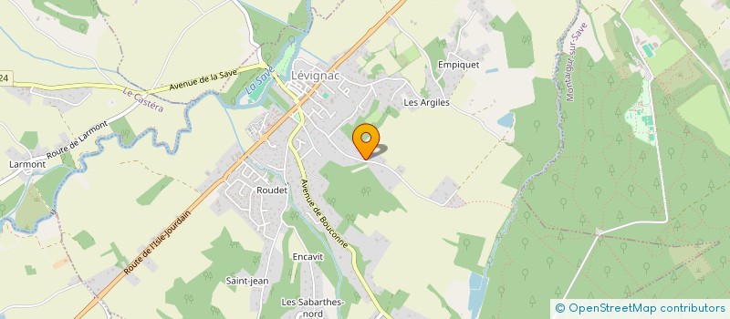 localisation de l'entreprise MADAME NATHALIE KOUASSI à LEVIGNAC