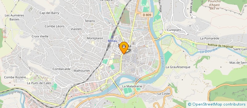 localisation de l'entreprise MADAME NATHALIE KRASKA à MILLAU