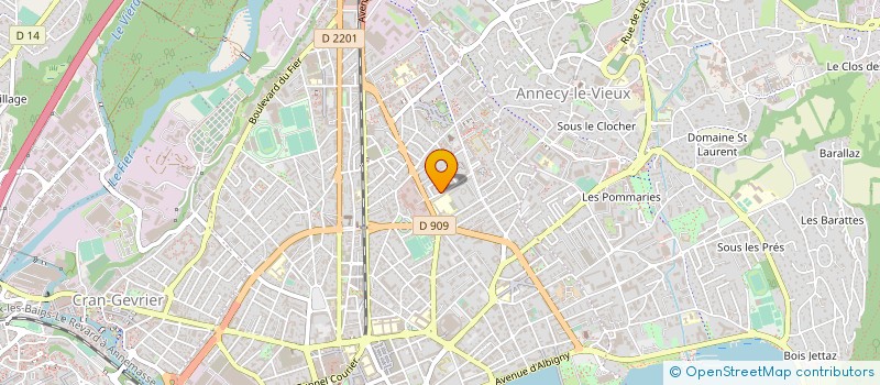 localisation de l'entreprise MADAME NATHALIE KROICHVILI  ANNECY