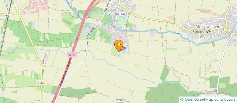 localisation de l'entreprise MADAME NATHALIE KRUGMANN  NIEDERNAI