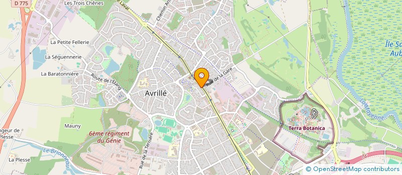 localisation de l'entreprise MADAME NATHALIE KUDELL  AVRILLE