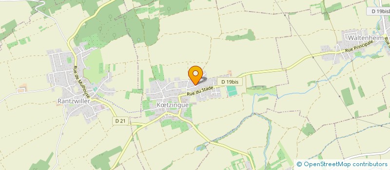 localisation de l'entreprise MADAME NATHALIE KUENTZLER  KTZINGUE