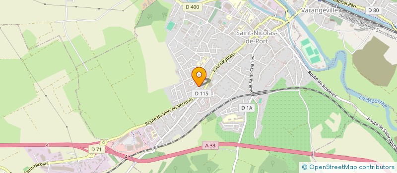 localisation de l'entreprise MADAME NATHALIE KUNTZ  SAINT-NICOLAS-DE-PORT