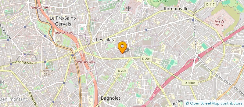 localisation de l'entreprise MADAME NATHALIE KUSTURA à BAGNOLET