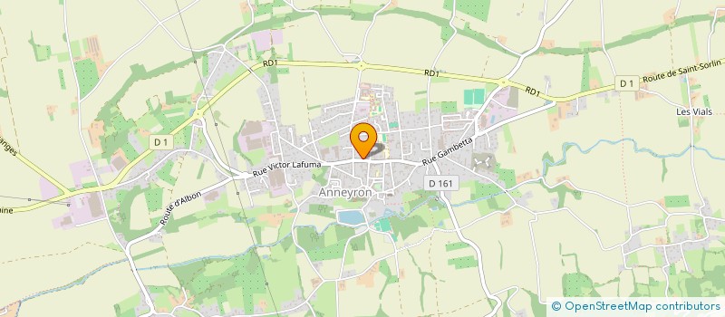 localisation de l'entreprise MADAME NATHALIE LABORBE  ANNEYRON