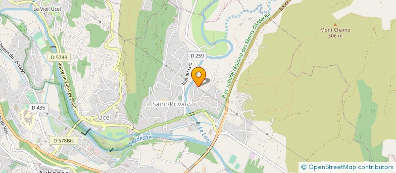 localisation de l'entreprise MADAME NATHALIE LABROT  PONT-DE-LABEAUME