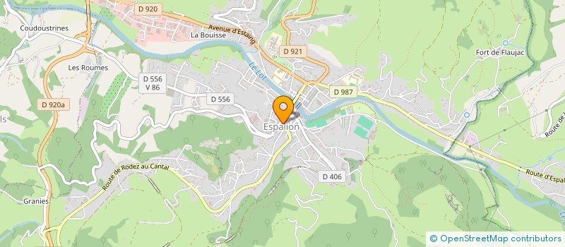 localisation de l'entreprise MADAME NATHALIE LACAZE à ESPALION
