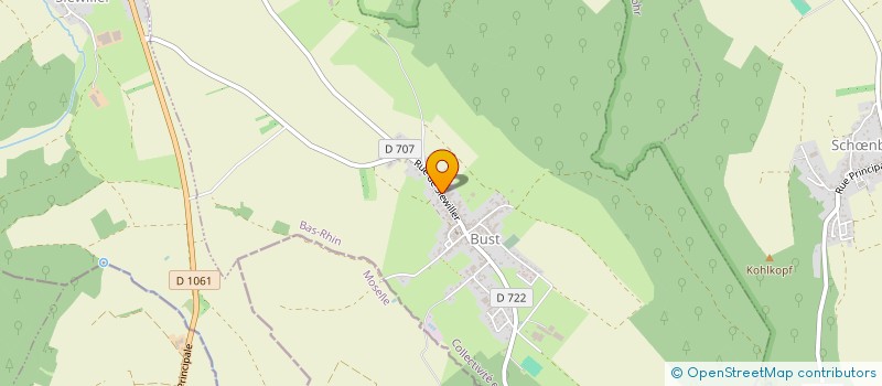 localisation de l'entreprise MADAME NATHALIE LACOMBRE  BUST