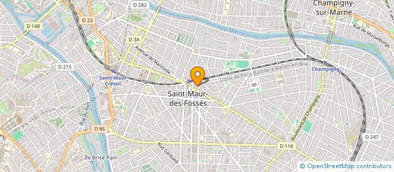 localisation de l'entreprise MADAME NATHALIE LACOSTE à SAINT-MAUR-DES-FOSSES