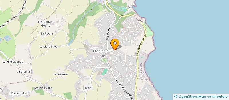 localisation de l'entreprise MADAME NATHALIE LACOUME  BINIC-ETABLES-SUR-MER