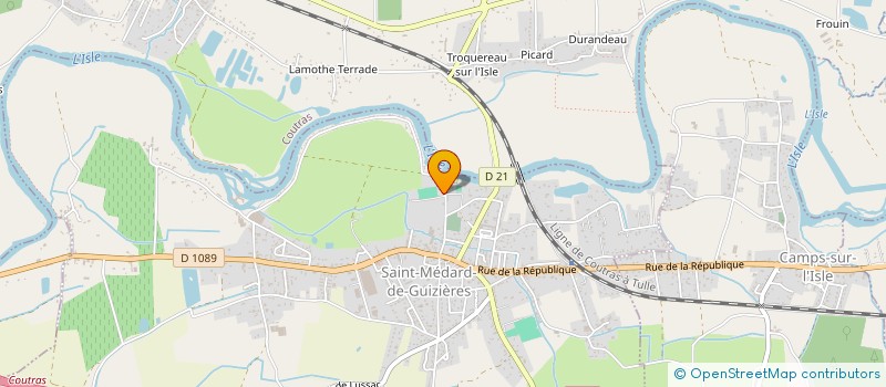 localisation de l'entreprise MADAME NATHALIE LACOUR  SAINT-MEDARD-DE-GUIZIERES