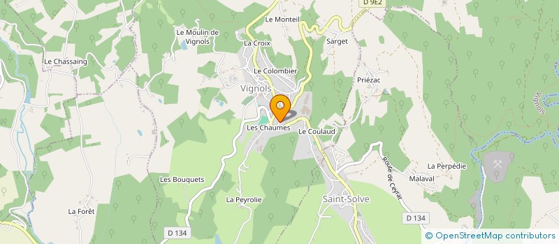 localisation de l'entreprise MADAME NATHALIE LACROIX  SAINT-BONNET-LA-RIVIERE