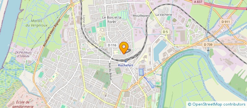 localisation de l'entreprise MADAME NATHALIE LACROIX  ROCHEFORT