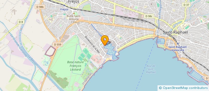localisation de l'entreprise MADAME NATHALIE LADROUE à FREJUS
