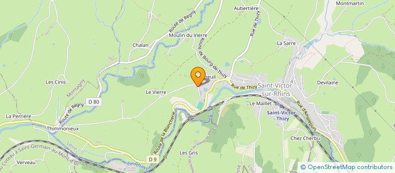 localisation de l'entreprise MADAME NATHALIE LAFAURIE  SAINT-VICTOR-SUR-RHINS