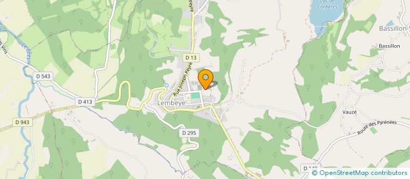 localisation de l'entreprise MADAME NATHALIE LAFITTE  LEMBEYE