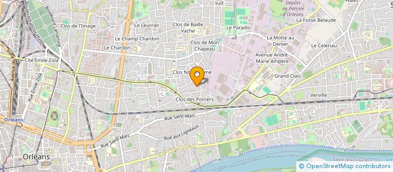 localisation de l'entreprise MADAME NATHALIE LAFONT à ORLEANS