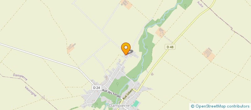 localisation de l'entreprise MADAME NATHALIE LAGACHE  DAMPIERRE