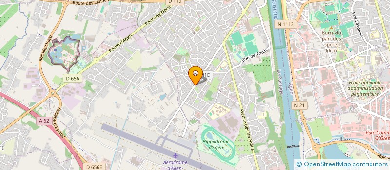 localisation de l'entreprise MADAME NATHALIE LAGARDE  LE PASSAGE