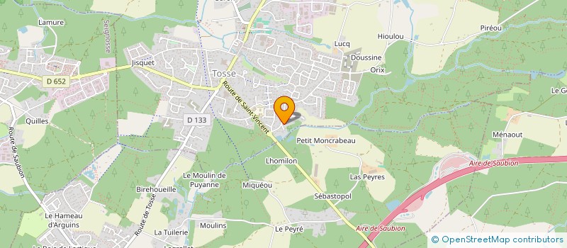 localisation de l'entreprise MADAME NATHALIE LAGES  TOSSE