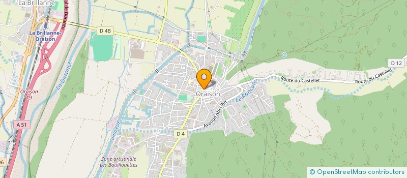 localisation de l'entreprise MADAME NATHALIE LAGESSE à ORAISON