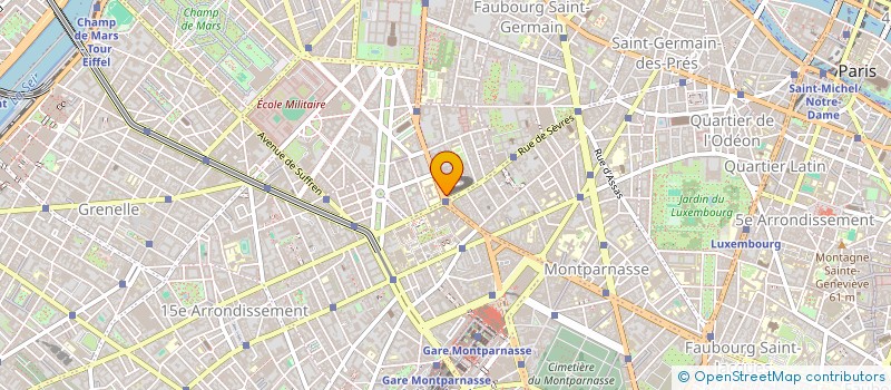 localisation de l'entreprise MADAME NATHALIE LAGRANGE-BARON à PARIS