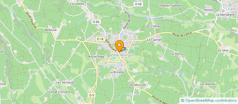 localisation de l'entreprise MADAME NATHALIE LAGUIDE  VILLIE-MORGON