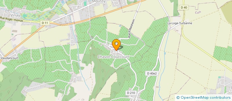 localisation de l'entreprise MADAME NATHALIE LAHERTE  CHAVOT-COURCOURT