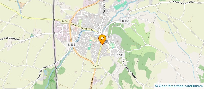 localisation de l'entreprise MADAME NATHALIE LAIROT à CHABEUIL
