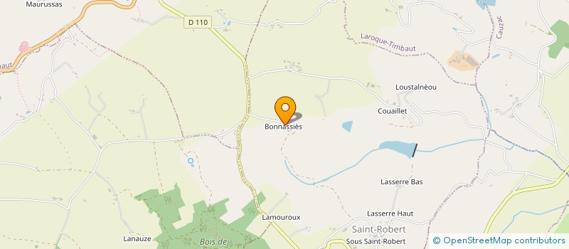 localisation de l'entreprise MADAME NATHALIE LAJOYE  SAINT-ROBERT